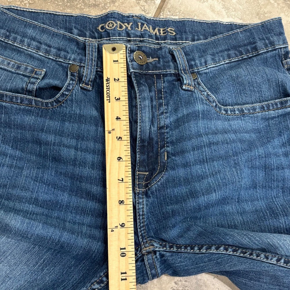 Cody‎ James Mens Medium Wash Straight Leg Western Jeans 33x34 CJFA21J99 Blue - Picture 16 of 16